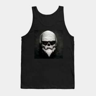 Christmas Santa Claus skull Tank Top